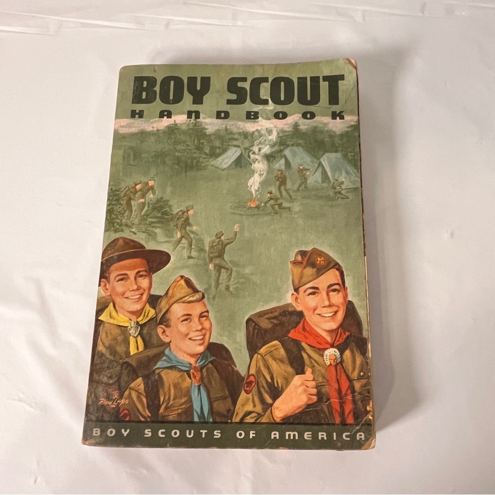 Vintage 3rd Ed. 7th Printing 1967 Boy Scouts of America Handbook Ephemera Art